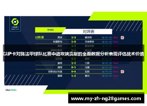 以萨卡对阵法甲球队比赛中进攻端贡献的全面数据分析表现评估战术价值